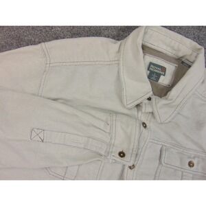 Royal Robbins Shirt‎ Mens Large Jacket Khaki Outdoor Travel Casual hiking travel